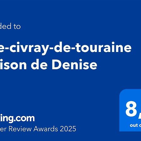 Gite-Civray-De-Touraine Maison De Denise Exteriör bild